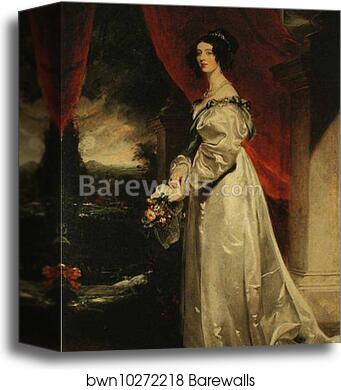 Caroline, Duchess of Richmond by Sir Thomas Lawrence, Canvas Print