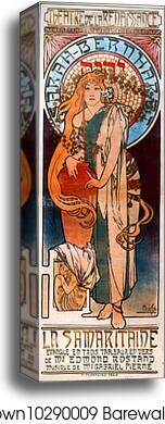 La Samaritaine by Alphonse Mucha, Canvas Print