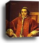 Portrait of Pope Pius VII by Jacques-Louis David, Canvas Print