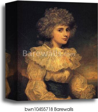 Lady Elizabeth Foster by Sir Joshua Reynolds, Canvas Print