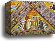 Vault of the Doctors of the Church, St. Jerome by Giotto, Canvas Print