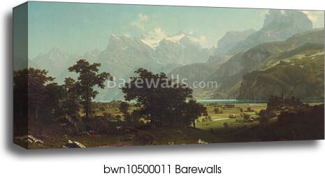Lake Lucerne by Albert Bierstadt, Canvas Print