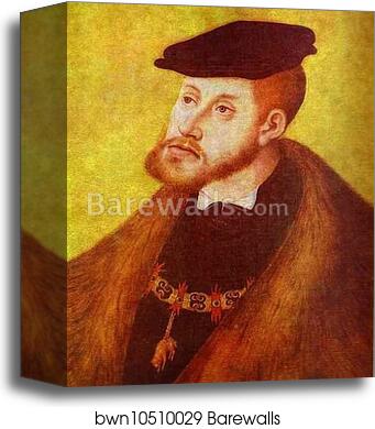 Portrait of Charles V by Lucas Cranach The Elder, Canvas Print Portrait of Charles V by Lucas Cranach The Elder, Canvas Print
