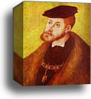 Portrait of Charles V by Lucas Cranach The Elder, Canvas Print