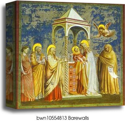 The Presentation of Jesus in the Temple by Giotto, Canvas Print