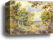 Landscape at Beaulieu (Paysage à Beaulieu) by Pierre-Auguste Renoir, Canvas Print