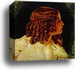 Head of John the Evangelist by Alexander Ivanov, Canvas Print