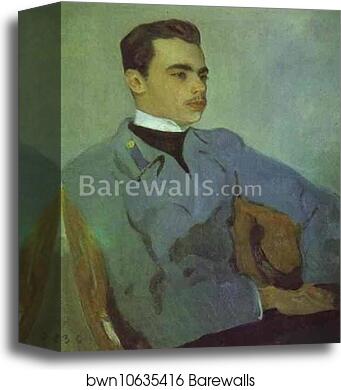 Portrait of Count Nikolay Sumarokov-Elstone by Valentin Serov, Canvas Print Portrait of Count Nikolay Sumarokov-Elstone by Valentin Serov, Canvas Print