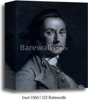 Self-Portrait by Joseph Wright Of Derby, Canvas Print