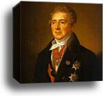 Portrait of I. I. Dmitriyev by Vasily Tropinin, Canvas Print