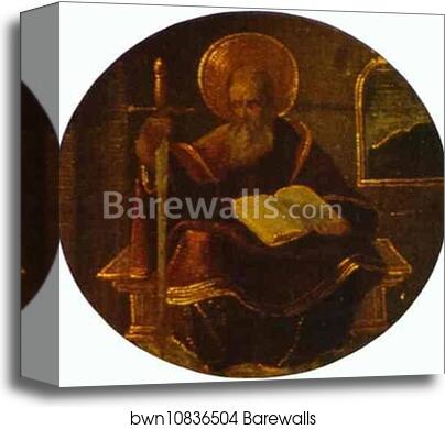 St. Paul. Detail from St. Lawrence by Francisco De Zurbarán, Canvas Print St. Paul. Detail from St. Lawrence by Francisco De Zurbarán, Canvas Print