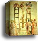 Christ Being Nailed to the Cross by Fra Angelico, Canvas Print