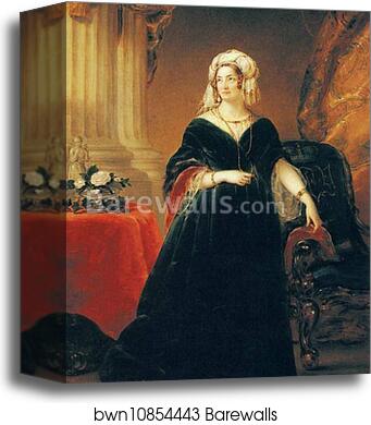 Portrait of Princess Tatiana Vasilievna Yusupova by Christina Robertson, Canvas Print