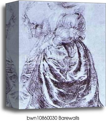 Young Woman with an Ostrich Plum by Peter Paul Rubens, Canvas Print