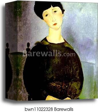 Young Girl by Amedeo Modigliani, Canvas Print