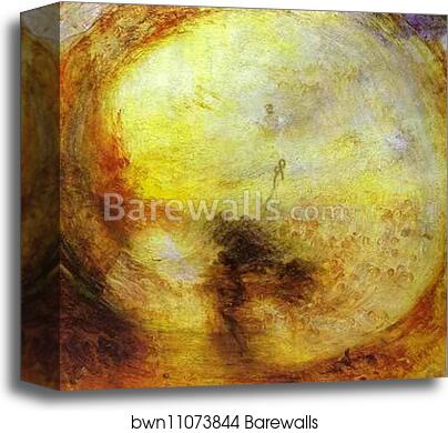Light and Colour (Goethe's Theory) - The Morning after the Deluge - Moses Writing the Book of Genesis by Joseph Mallord William Turner, Canvas Print