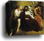 Homer Reciting His Poems. Detail by Sir Thomas Lawrence, Canvas Print