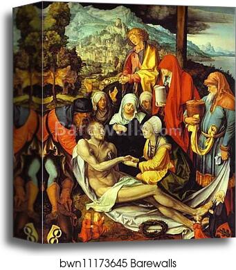 Lamentation for Christ by Albrecht Dürer, Canvas Print