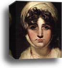 Sarah Siddons. Detail by Sir Thomas Lawrence, Canvas Print