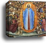 Paradise. Dome frescoes by Giusto De’ Menabuoi, Canvas Print