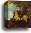 Equestrian Portrait of Charles I, King of England by Sir Anthony Van Dyck, Canvas Print