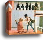 The Martyrdom of St. Lucy by Domenico Veneziano, Canvas Print