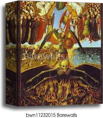 The Last Judgment by Jan Van Eyck, Canvas Print