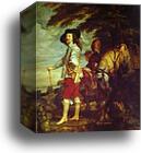 Charles I, King of England, at the Hunt by Sir Anthony Van Dyck, Canvas Print