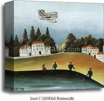 Anglers. Pecheurs a la ligne by Henri Rousseau, Canvas Print