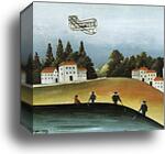 Anglers. Pecheurs a la ligne by Henri Rousseau, Canvas Print