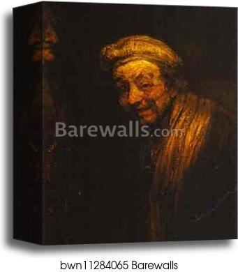 Self-Portrait by Rembrandt Harmenszoon Van Rijn, Canvas Print Self-Portrait by Rembrandt Harmenszoon Van Rijn, Canvas Print