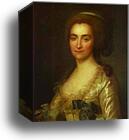 Portrait of E. A. Vorontsova by Dmitry Levitzky, Canvas Print