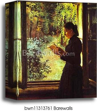 Portrait of Natalia Petrunkevich by Nikolay Gay, Canvas Print Portrait of Natalia Petrunkevich by Nikolay Gay, Canvas Print
