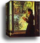 Portrait of Natalia Petrunkevich by Nikolay Gay, Canvas Print