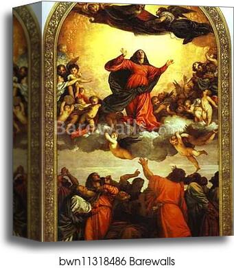 Assumption of the Virgin (Assunta) by Titian, Canvas Print