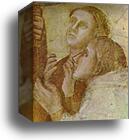 The Resurrection of Drusiane. Detail by Giotto, Canvas Print