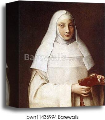Portrait of a Nun (Portrait of Elena Anguissola) by Sofonisba Anguissola, Canvas Print Portrait of a Nun (Portrait of Elena Anguissola) by Sofonisba Anguissola, Canvas Print