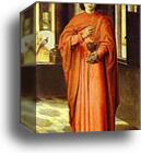 St. John the Evangelist. Panel of the Donne Triptych by Hans Memling, Canvas Print