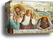 Tabernacle of the Madonna delle Tosse: Assumption of the Virgin. Detail by Benozzo Gozzoli, Canvas Print