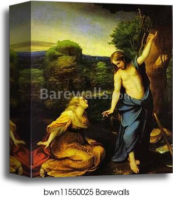 Noli me tangere by Correggio, Canvas Print