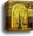 View on the Hermitage Library by Alexey Tyranov, Canvas Print