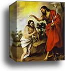 The Baptism of Christ by Bartolomé Esteban Murillo, Canvas Print