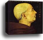 Portrait of Don Biagio Milanesi by Pietro Perugino, Canvas Print