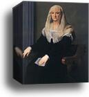 Portrait of Maria Salviati by Agnolo Bronzino, Canvas Print