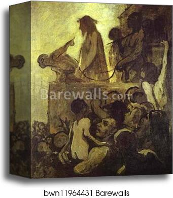 Ecce Homo by Honoré Daumier, Canvas Print