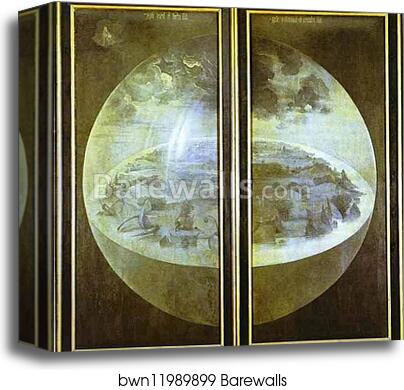 Creation of the World by Hieronymus Bosch, Canvas Print