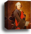 Portrait of Count J. E. Sievers by Georg Caspar Prenner, Canvas Print