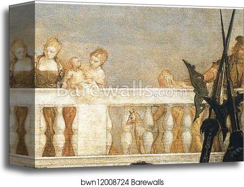 The Family of Darius Before Alexander the Great. Detail by Paolo Veronese, Canvas Print