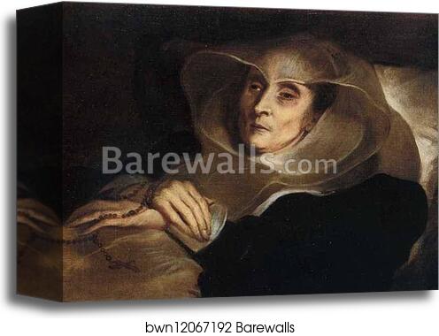 Portrait of Sofonisba Anguissola by Sir Anthony Van Dyck, Canvas Print Portrait of Sofonisba Anguissola by Sir Anthony Van Dyck, Canvas Print