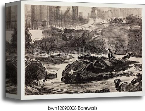 Civil War by Édouard Manet, Canvas Print